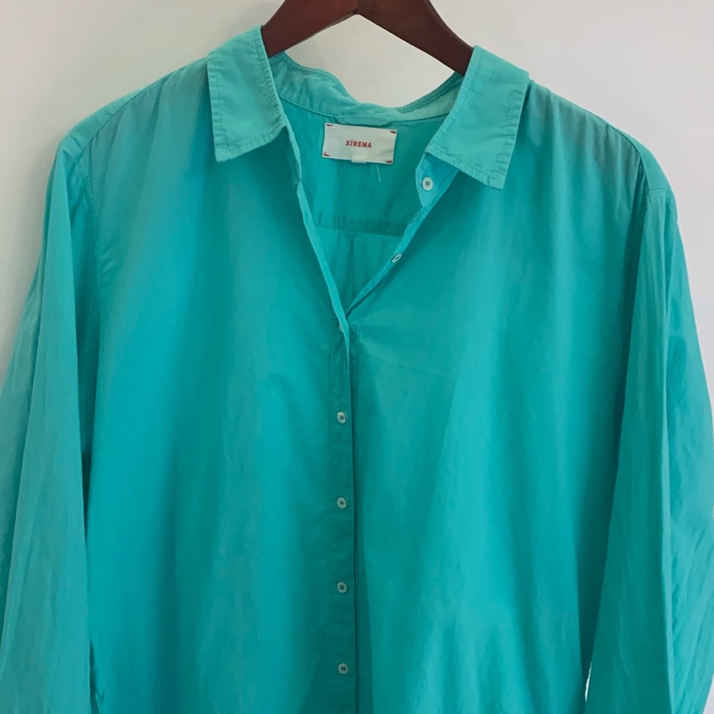 XIRENA button down blouse, Large